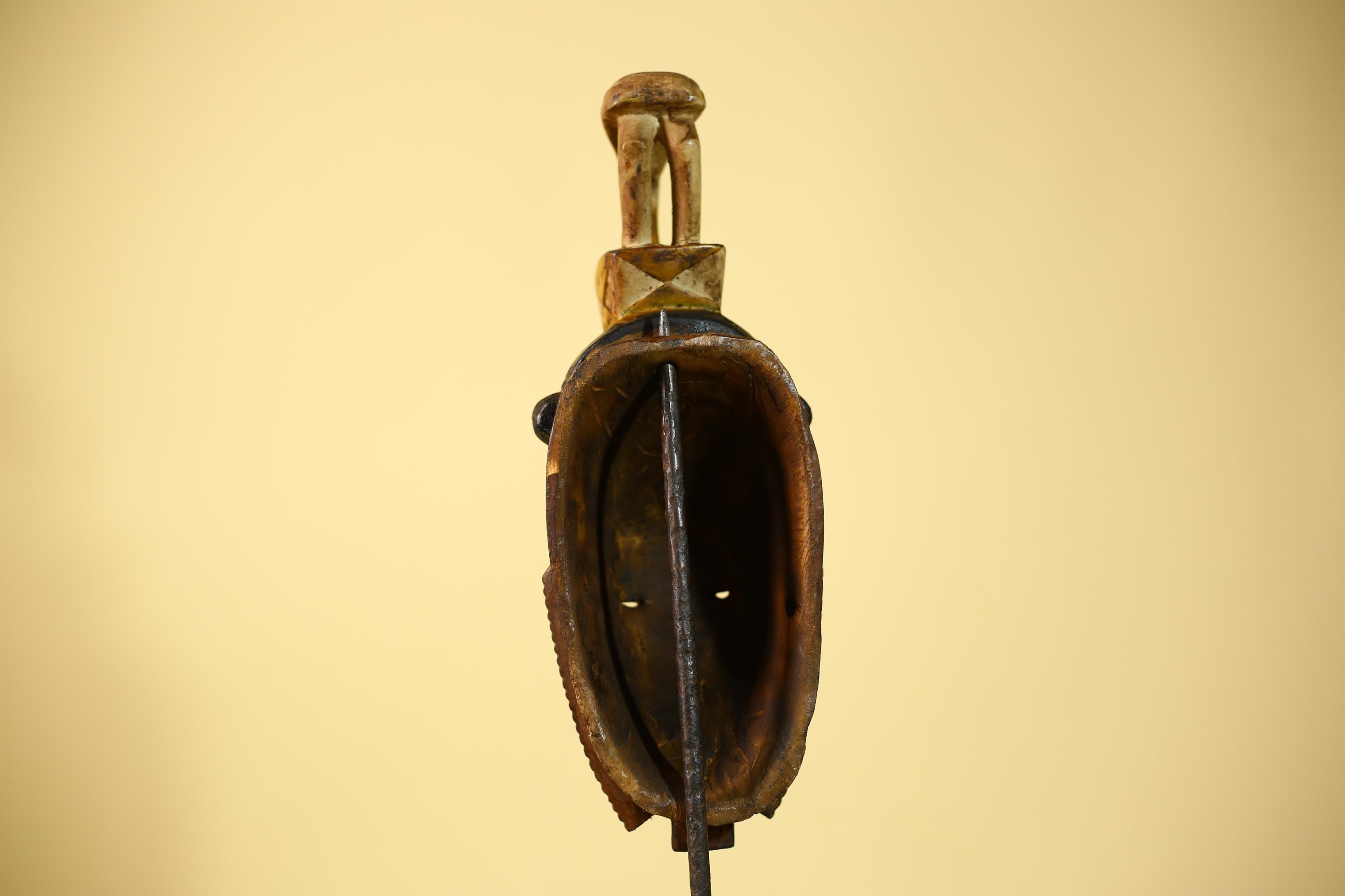Rare African Baule Mask Wooden African Art Tribal Wall Art Vintage-G6097