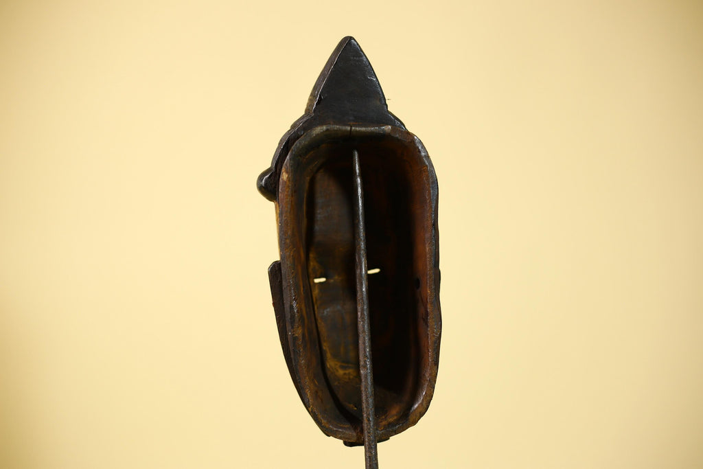 Rare African Baule Mask Handmade Wooden  Tribal Wall Art-G6105