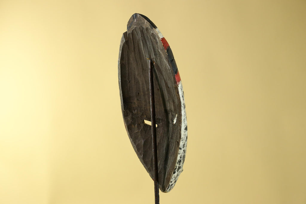 Hand Carved African Face Mask – Painted Wooden Tribal Wall Mask-G6207
