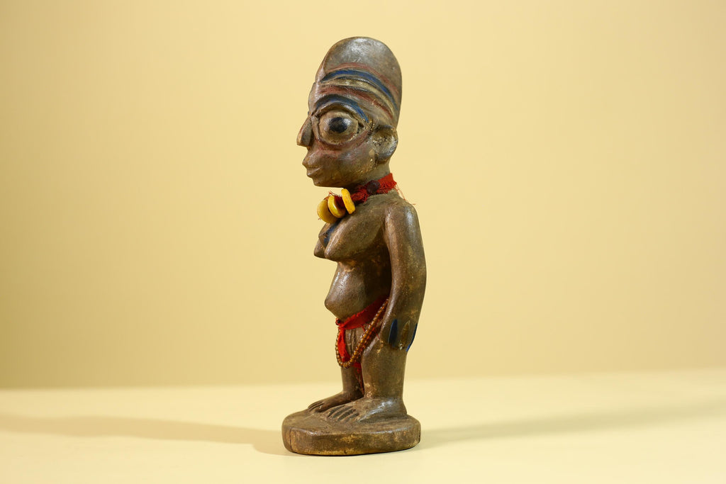 Yoruba Ibeji Figure – Hand Carved African Wooden Statue Tribal Art-G6217