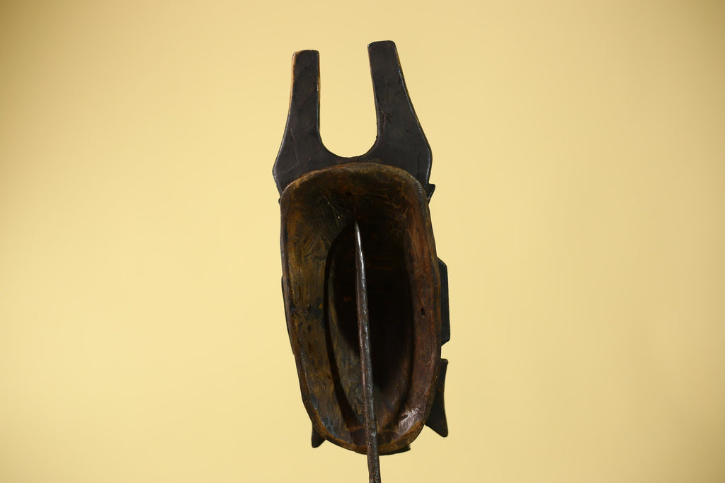 Handmade African Mask Baule Style Tribal Wall Art Hand Carved-G6123