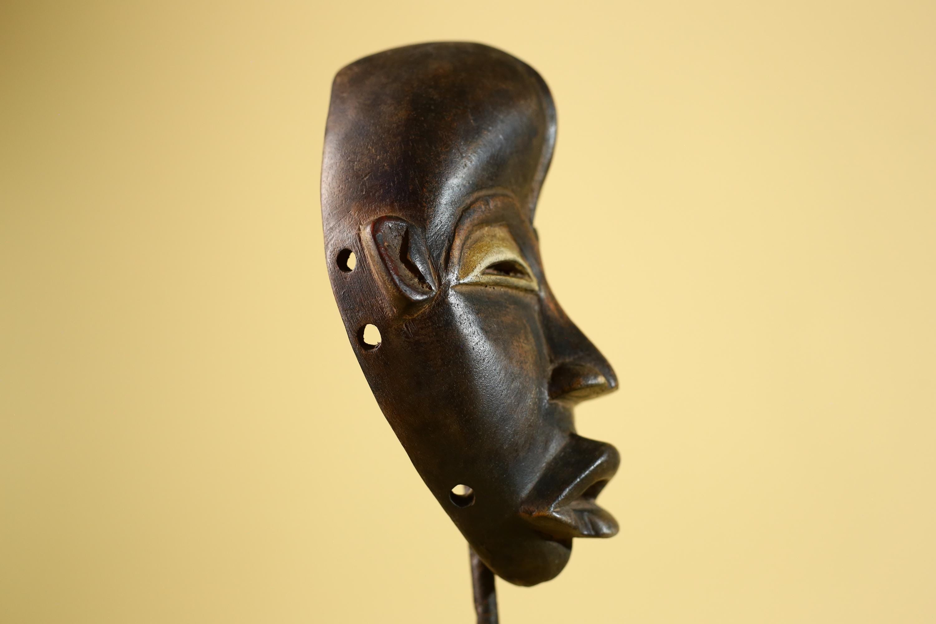 Dan Mask – Hand Carved African Tribal Wood Mask from Liberia-G6222