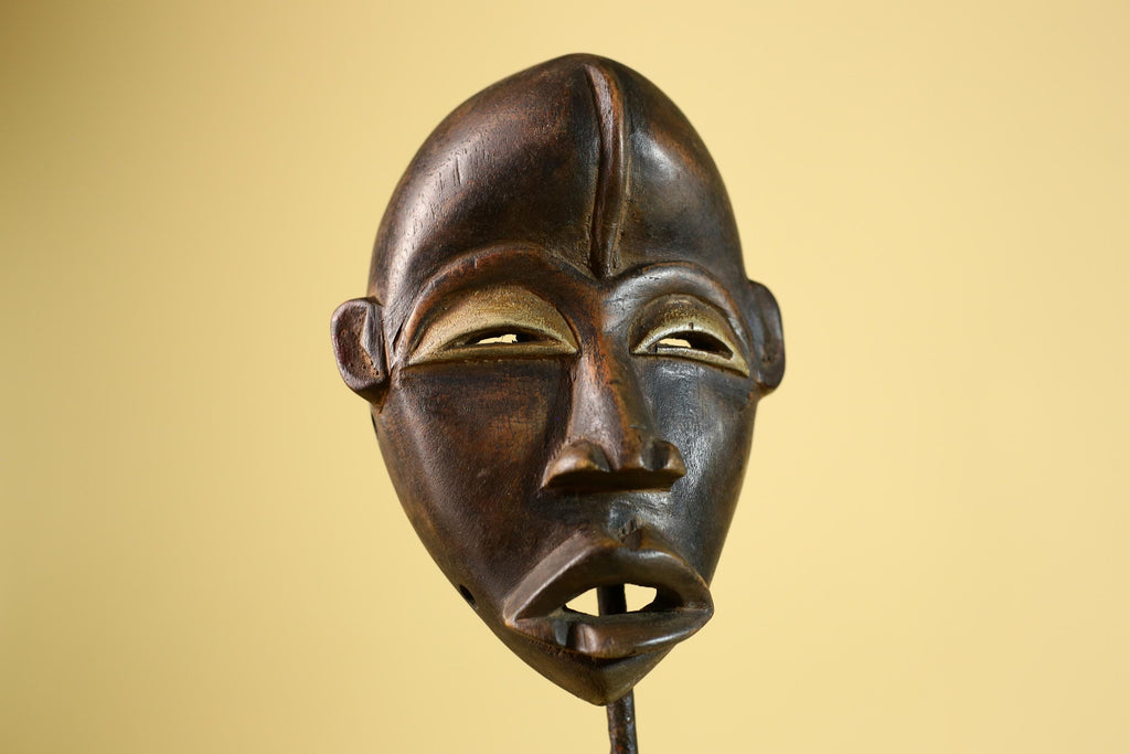 Dan Mask – Hand Carved African Tribal Wood Mask from Liberia-G6222