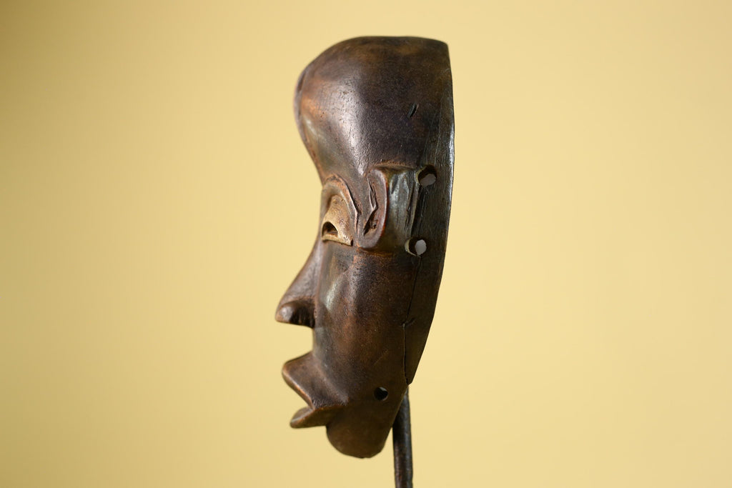 Dan Mask – Hand Carved African Tribal Wood Mask from Liberia-G6222