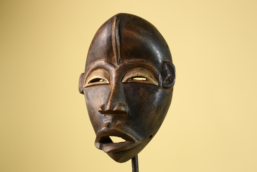 Dan Mask – Hand Carved African Tribal Wood Mask from Liberia-G6222