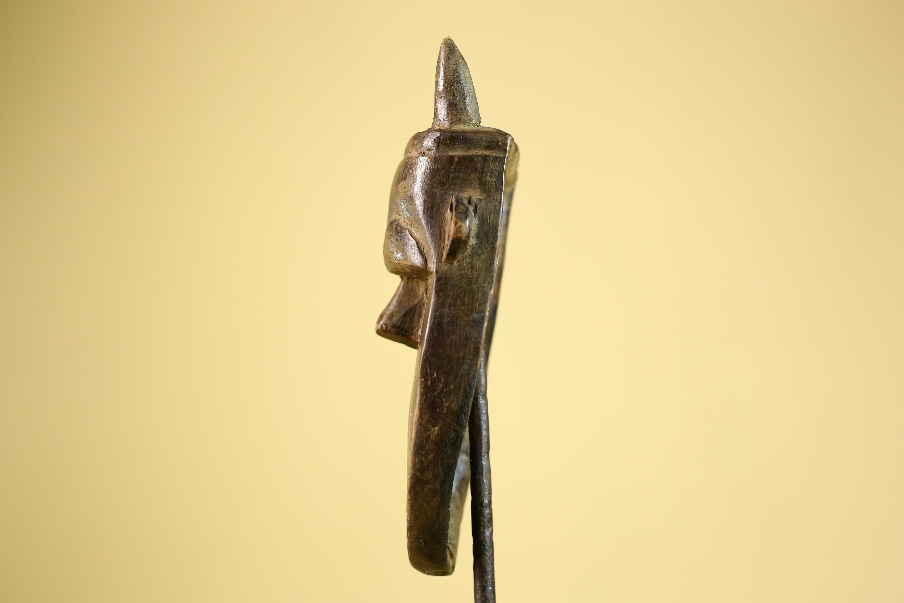 Dan Horned Mask | Hand Carved African Tribal Wood Mask-G6223