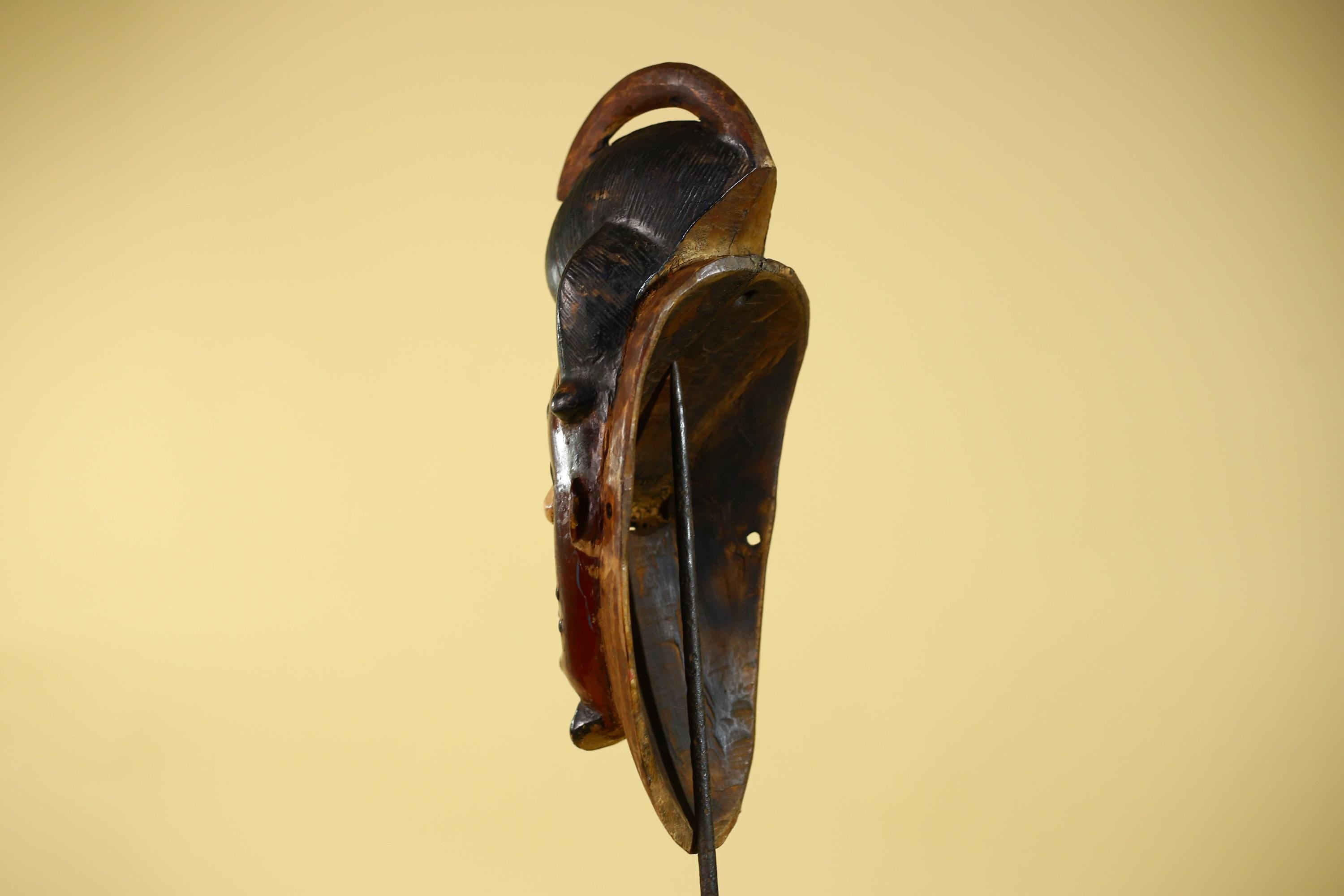 African Mask from the Guro Tribe – Hand Carved Wooden Tribal Art-G6142