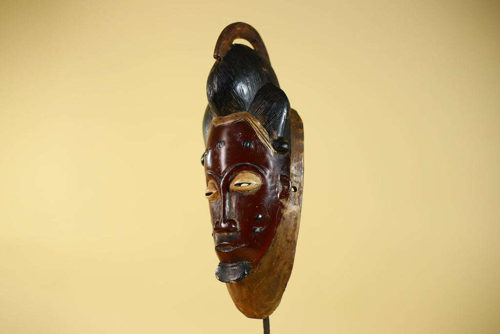 African Mask from the Guro Tribe – Hand Carved Wooden Tribal Art-G6142
