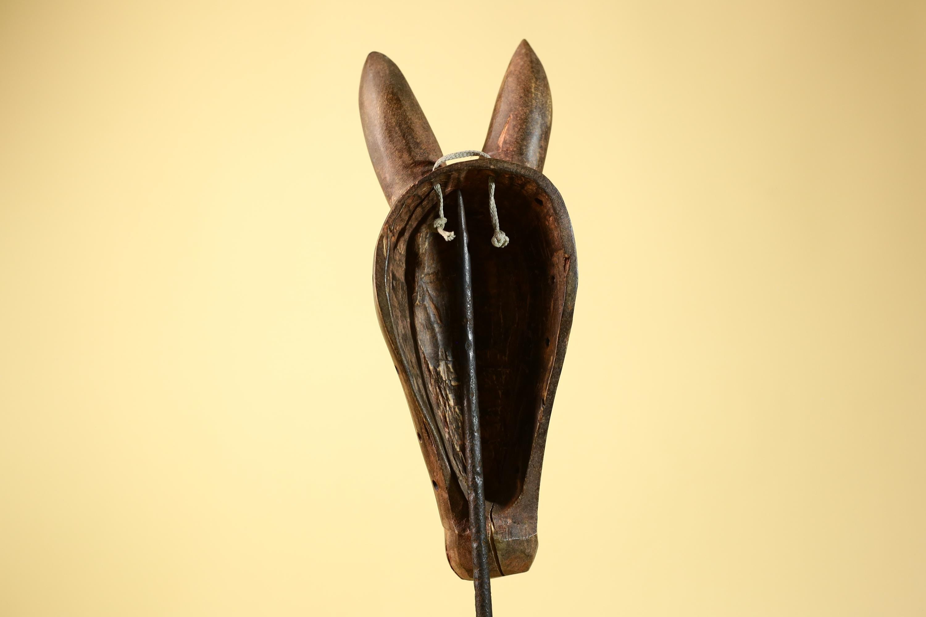 African Antelope Mask – Hand Carved Tribal Wood Wall Art-G6229