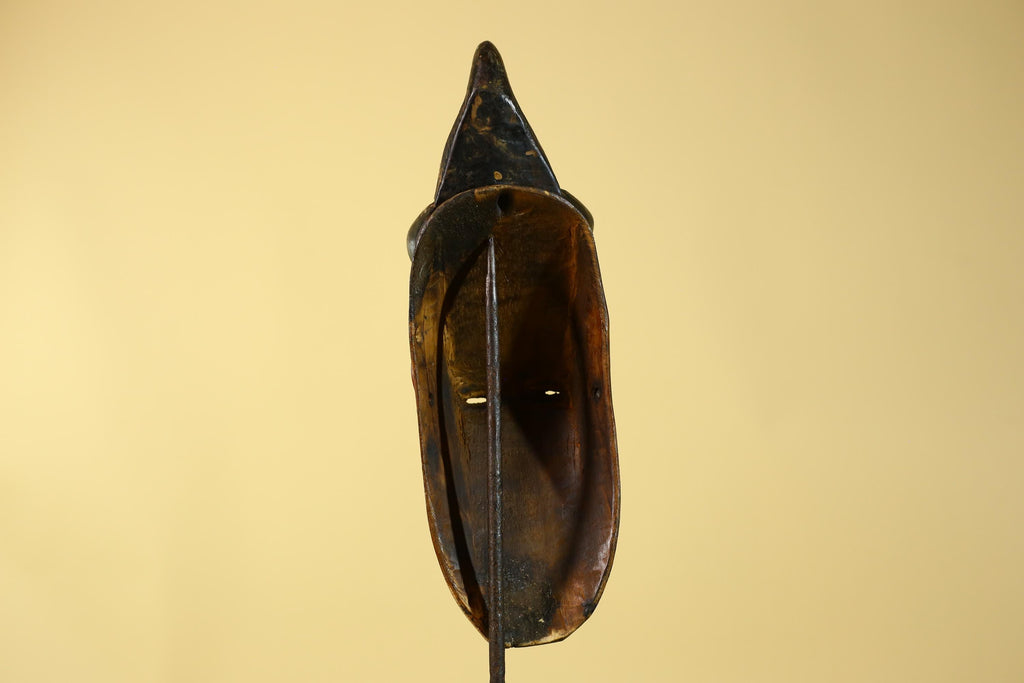 Hand Carved Wooden, Baule African Mask Tribal Art, Vintage African Wall Art-G6169