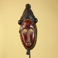 Guro African Mask- Hand Carved Wooden Tribal Wall Art-G6179