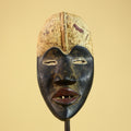 African Tribal Dan Mask Vintage Wooden African Art Hand Carved Mask-G6261