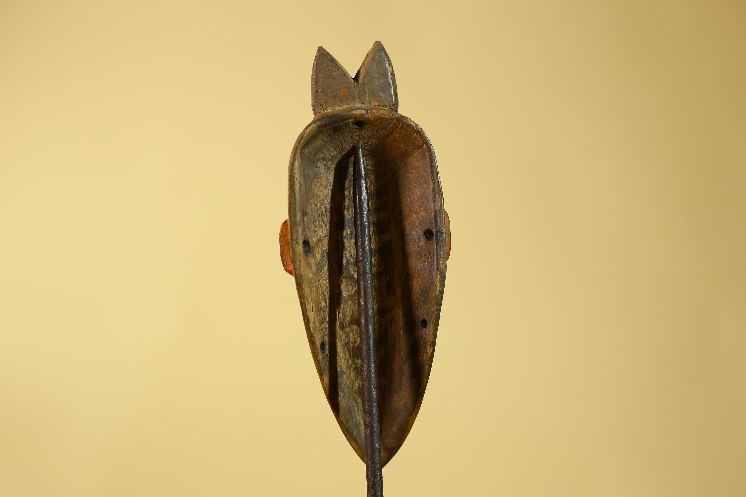 African Wooden Mask in Baule Style – Hand Carved Tribal African Art-G6204