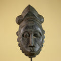 African Hand Carved Tribal Mask with Sculpted Headdress – Wooden Art- G6272