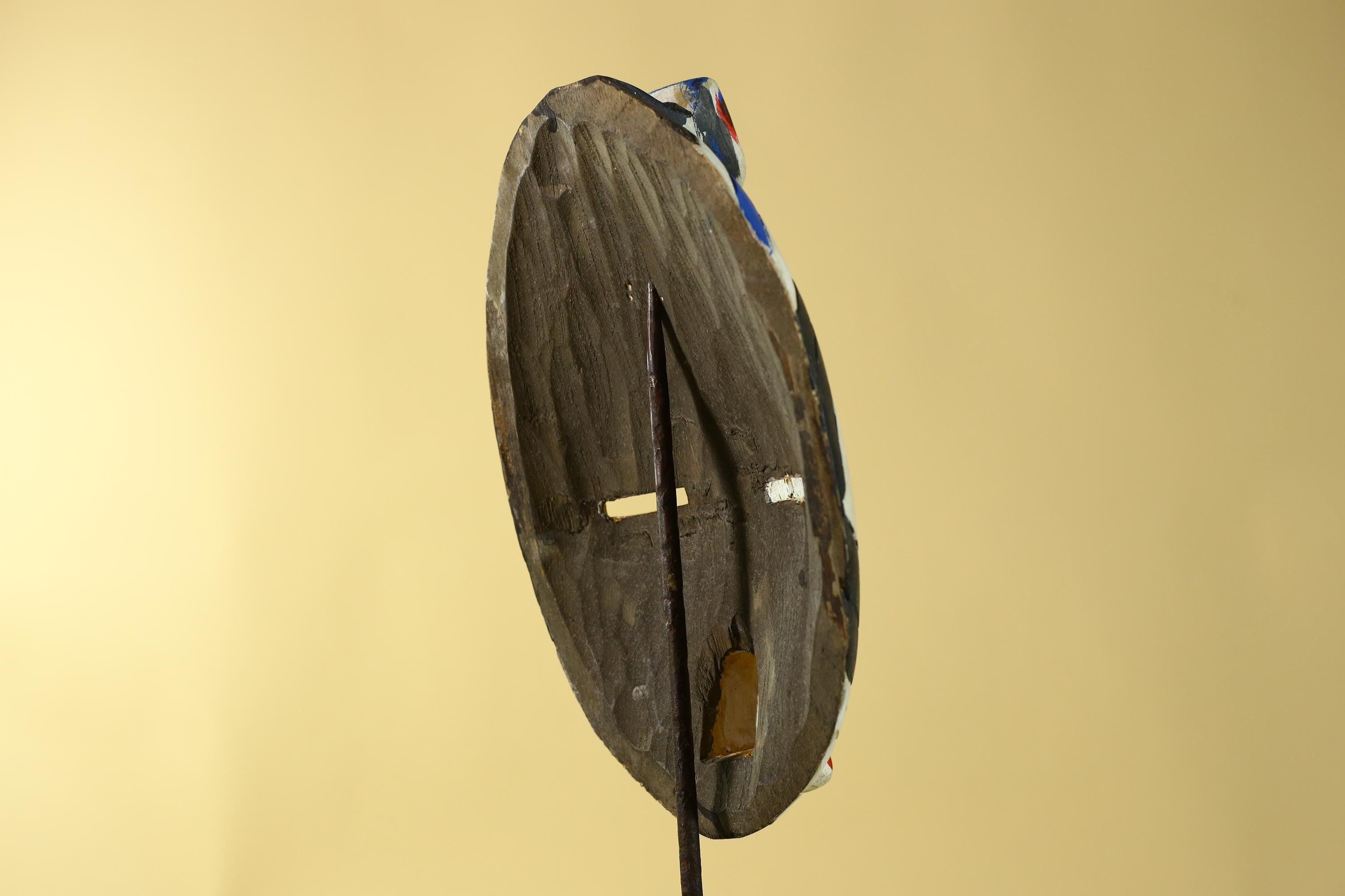 Hand Carved African Face Mask – Painted Wooden Tribal Wall Mask-G6208