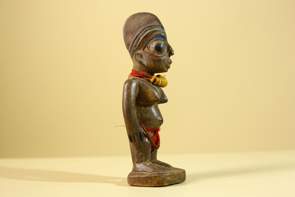 Yoruba Ibeji Figure – Hand Carved African Wooden Statue Tribal Art-G6217