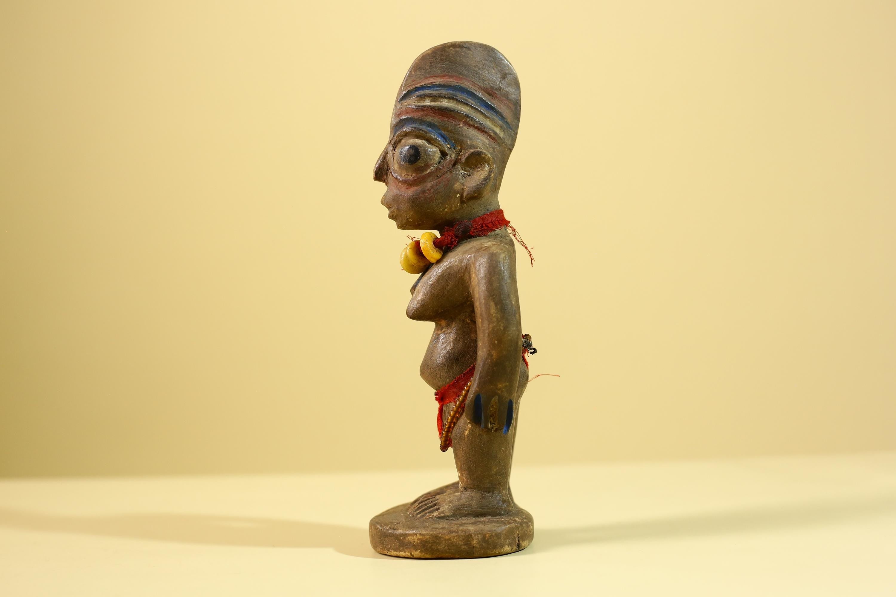 Yoruba Ibeji Figure – Hand Carved African Wooden Statue Tribal Art-G6217