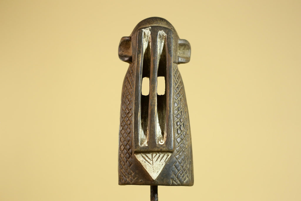 African Tribal Wooden Mask Hand Carved Ethnic Wall Art Primitive Decor-G6291