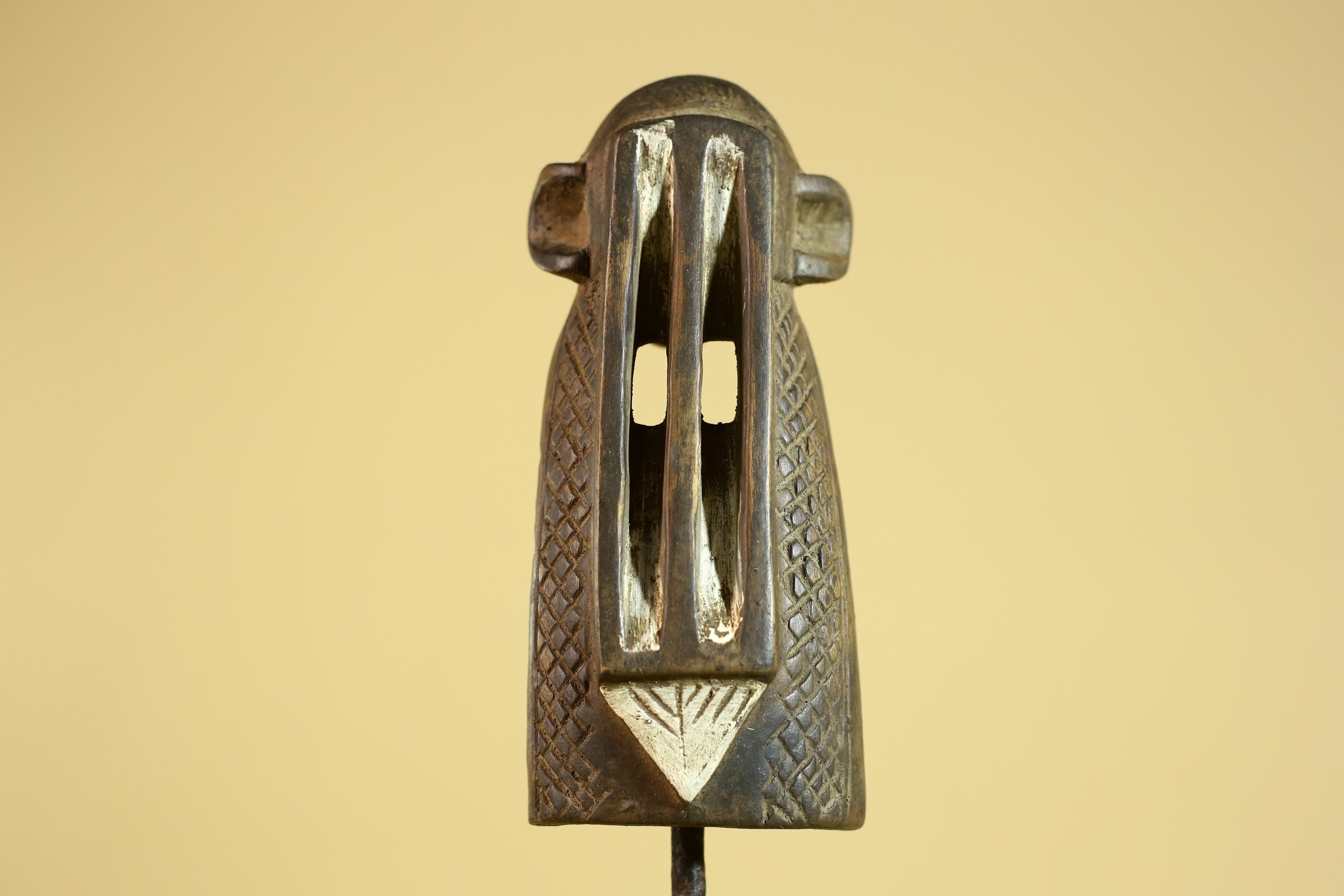 African Tribal Wooden Mask Hand Carved Ethnic Wall Art Primitive Decor-G6291