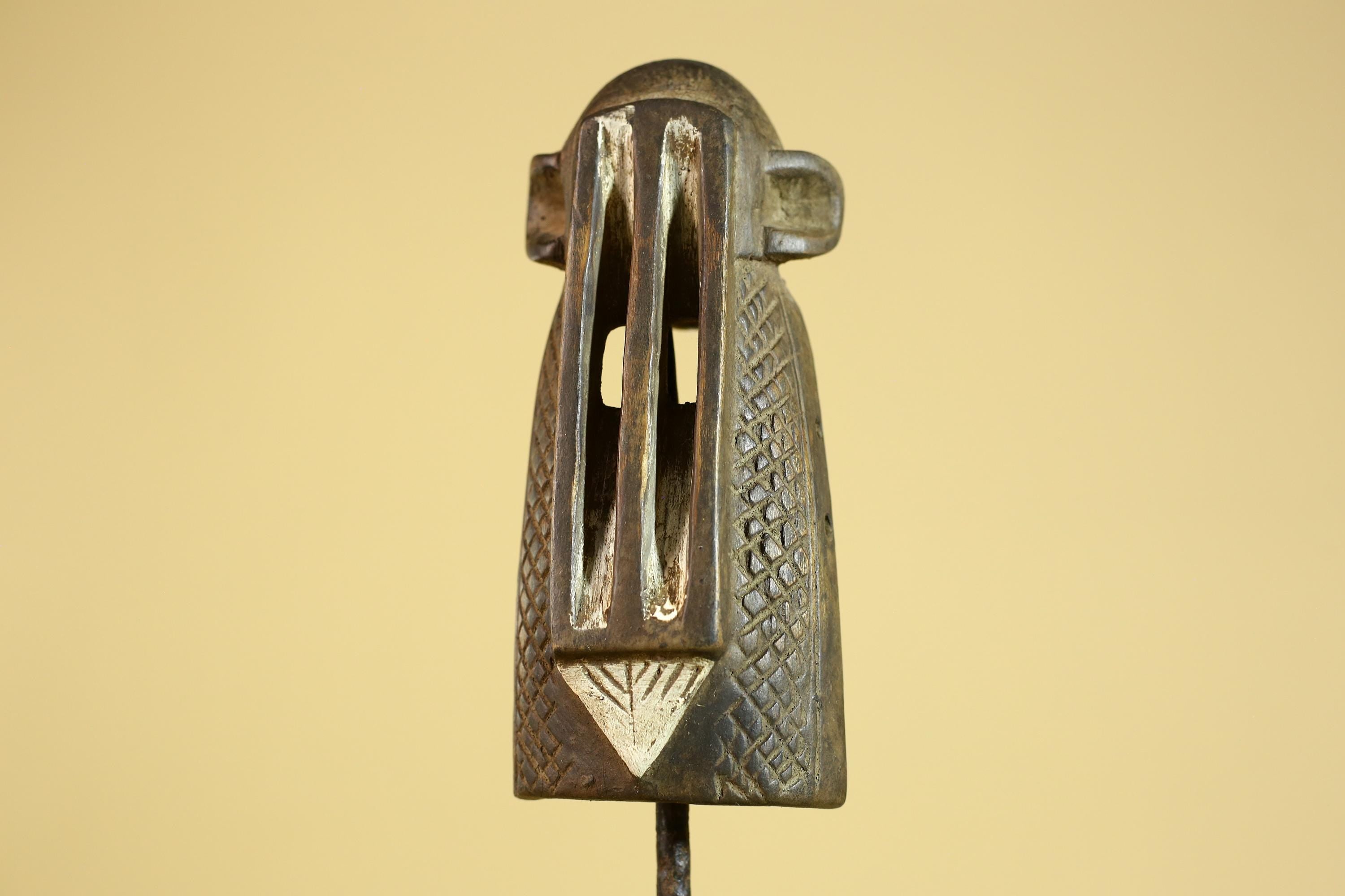 African Tribal Wooden Mask Hand Carved Ethnic Wall Art Primitive Decor-G6291