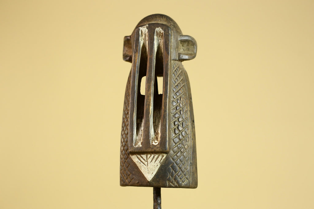 African Tribal Wooden Mask Hand Carved Ethnic Wall Art Primitive Decor-G6291