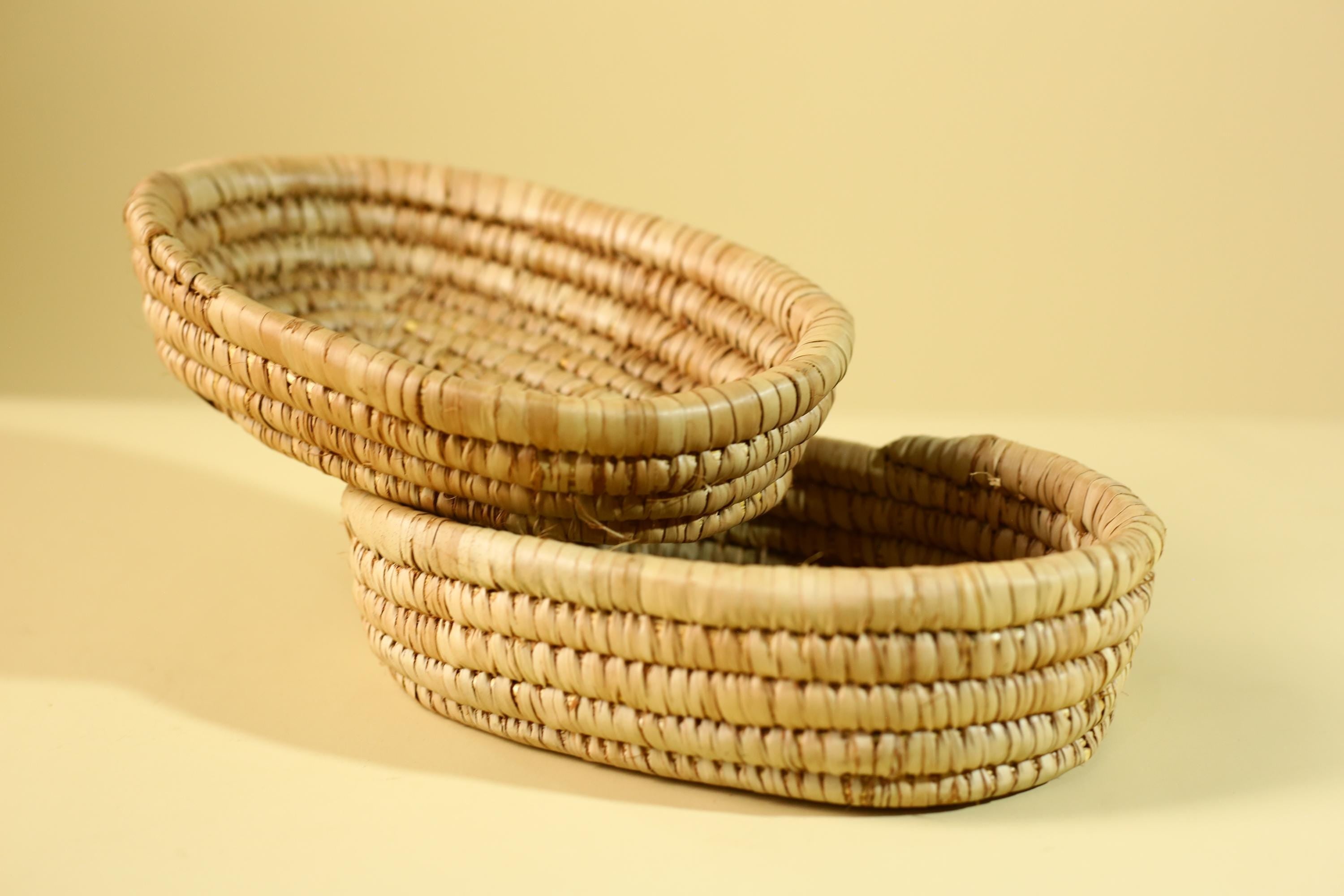 Handwoven African Lidded Basket, Natural Fiber Storage Basket, Tribal Decor-G6219