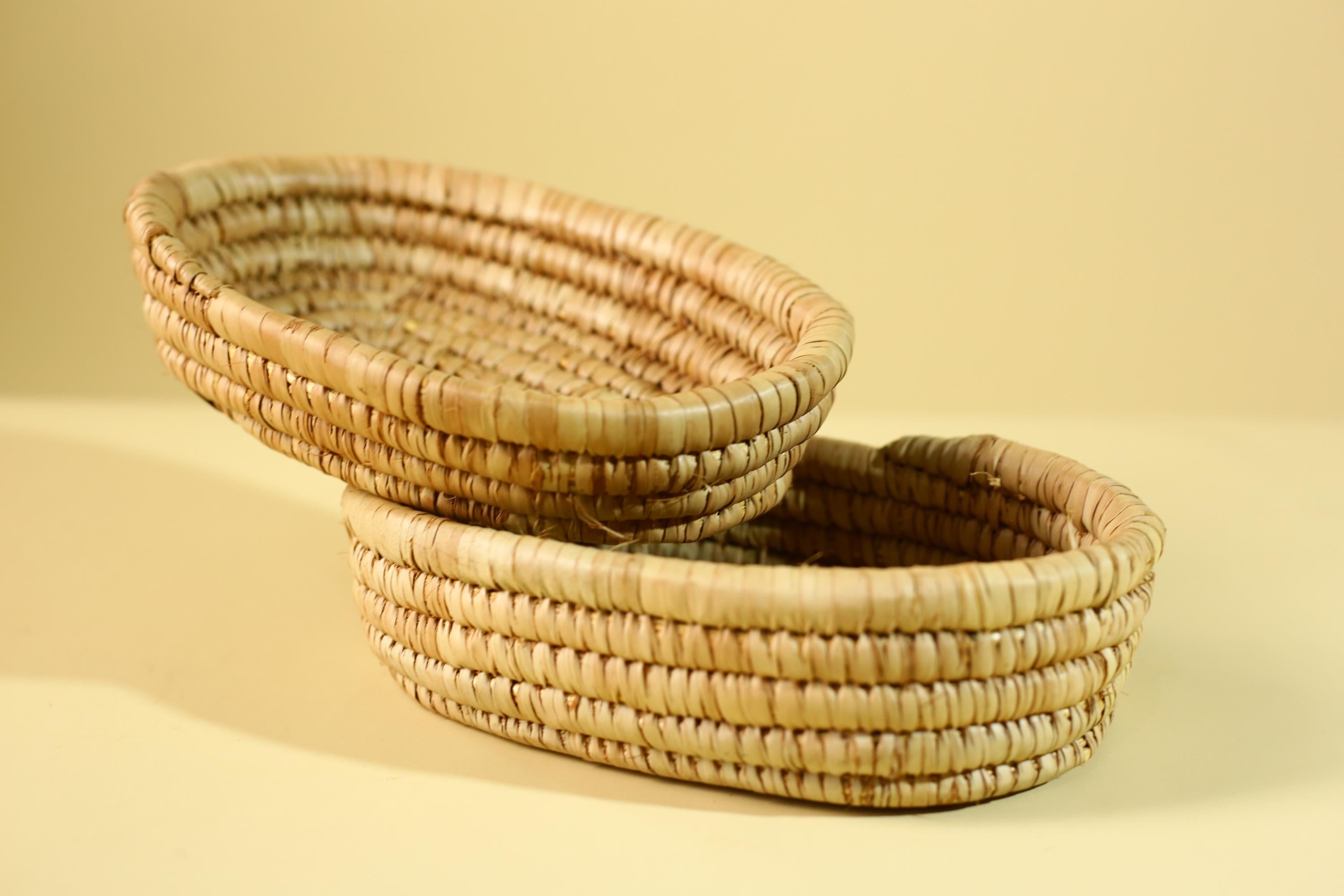 Handwoven African Lidded Basket, Natural Fiber Storage Basket, Tribal Decor-G6219