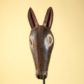 African Antelope Mask – Hand Carved Tribal Wood Wall Art-G6229