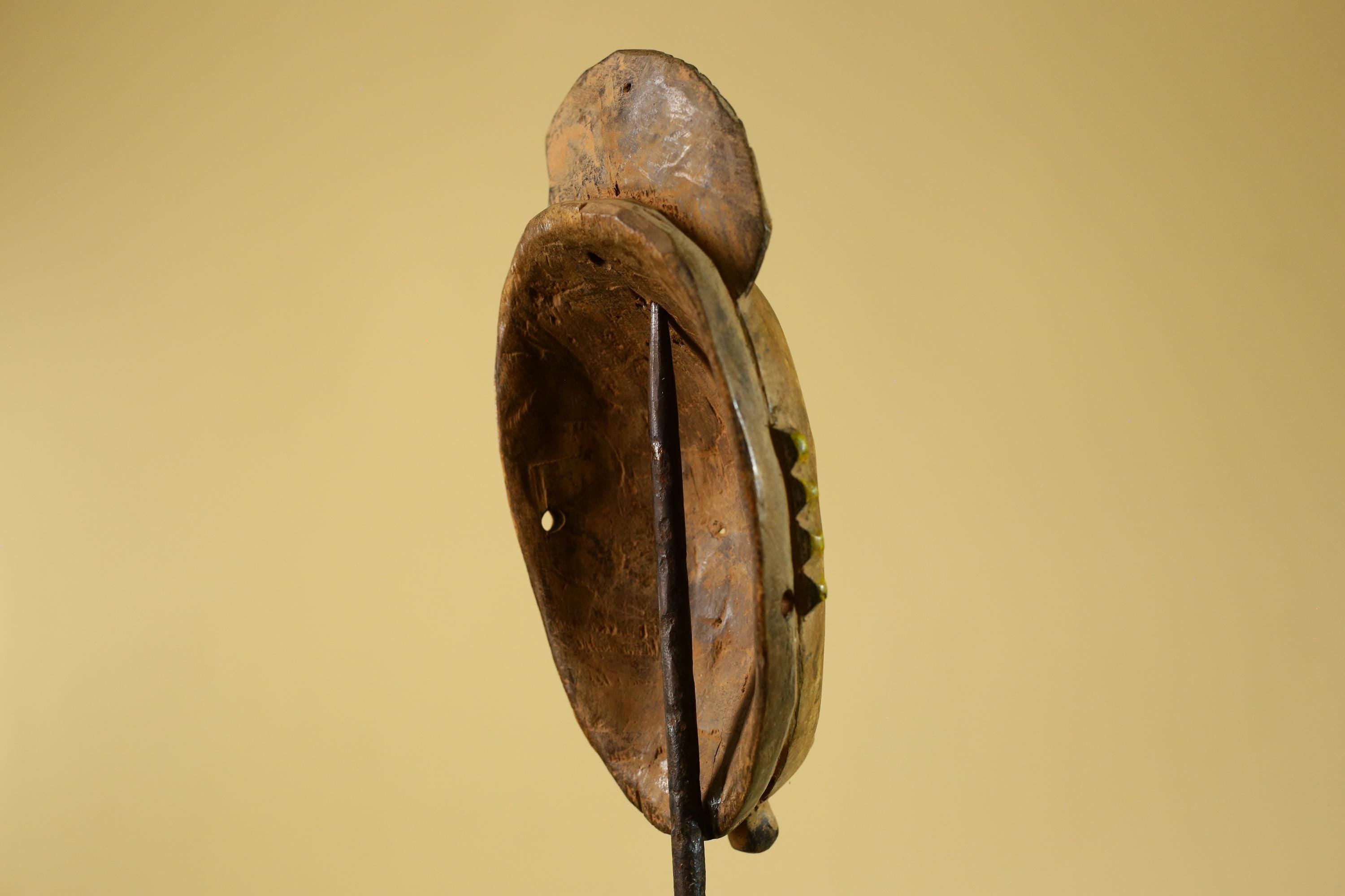 African Carved Wooden Mask Small Hand Carved Tribal Decor-G6303