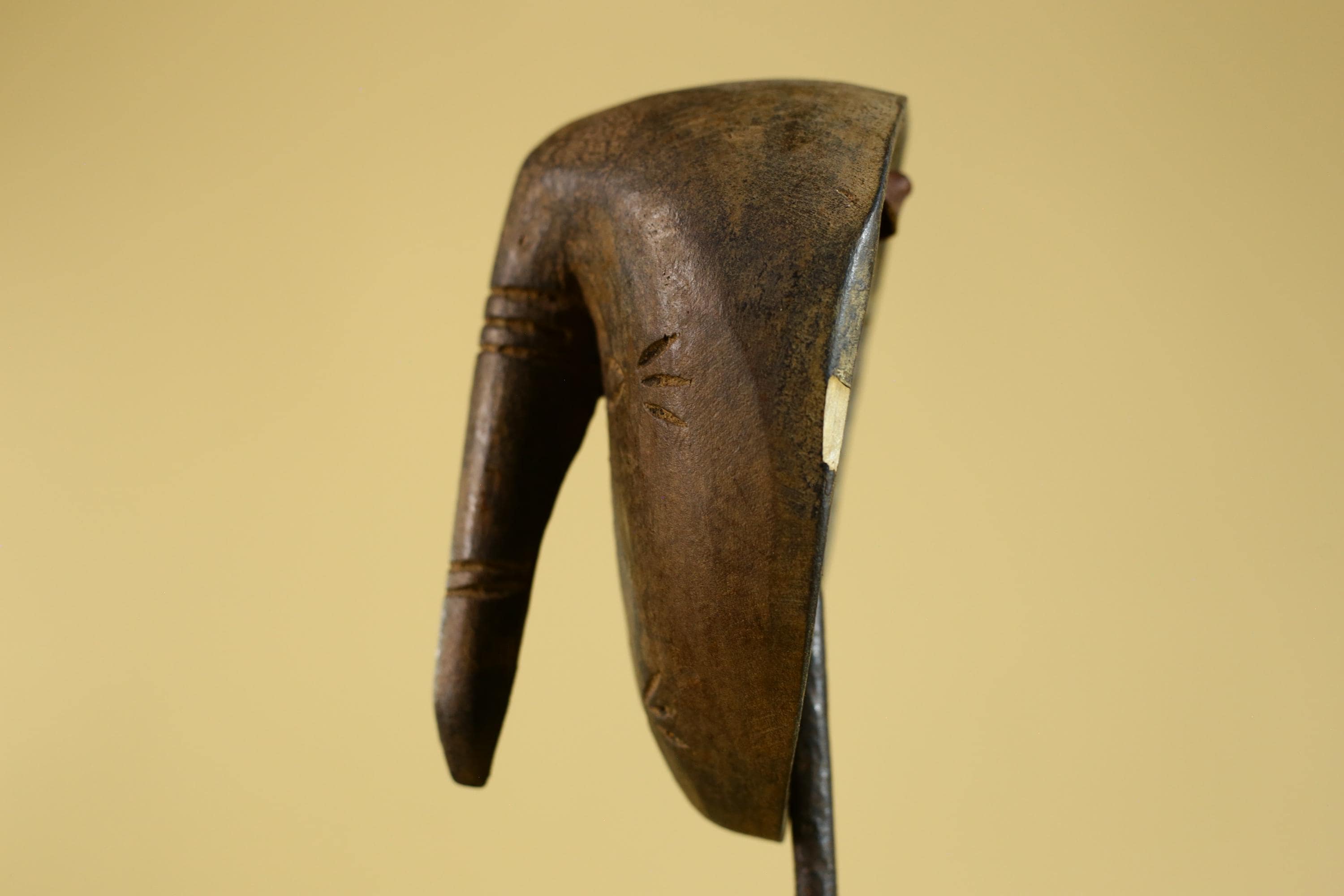 African Dan Wooden Mask with Elongated Nose – Tribal Wall Art G6271