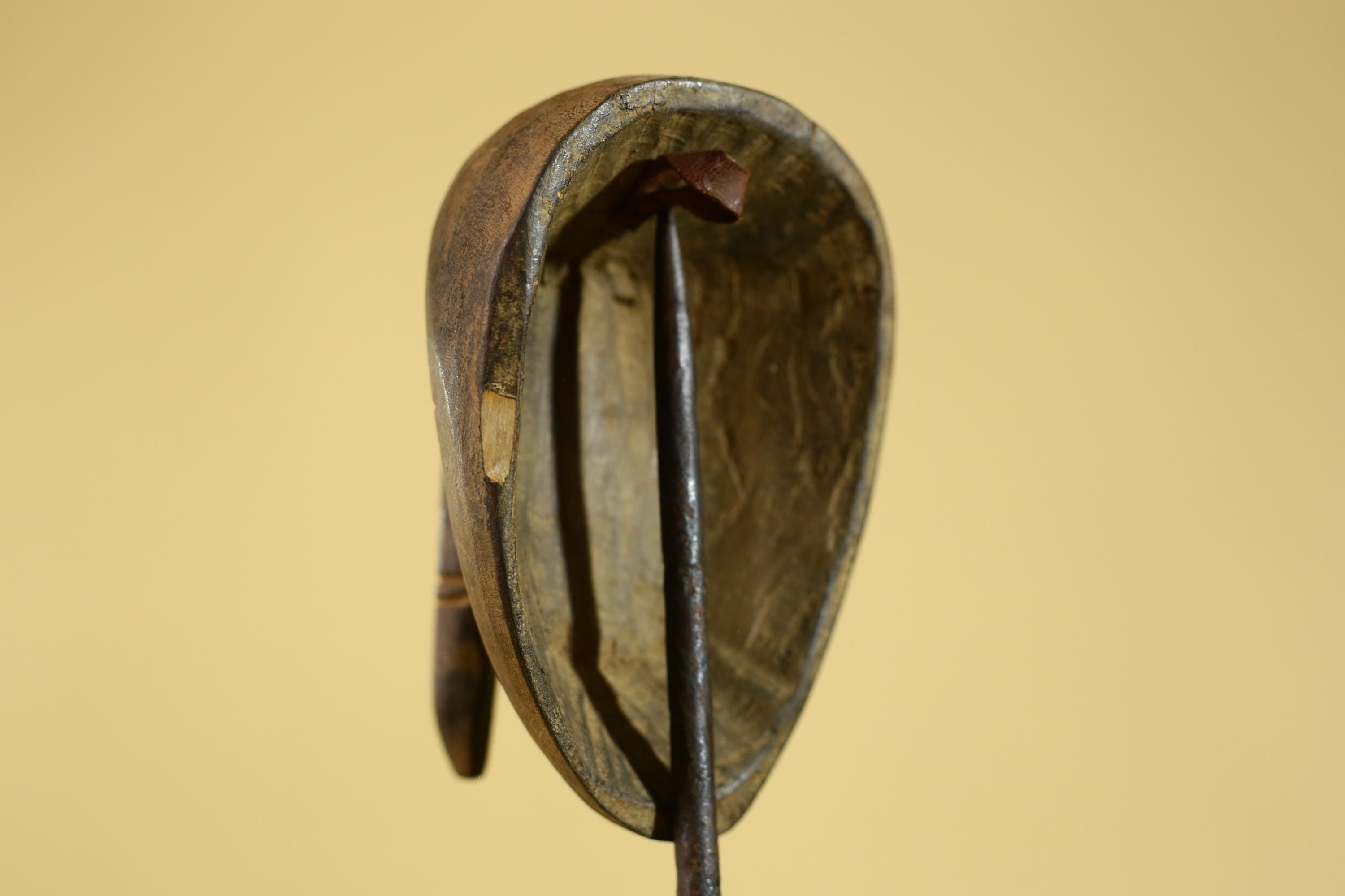 African Dan Wooden Mask with Elongated Nose – Tribal Wall Art G6271