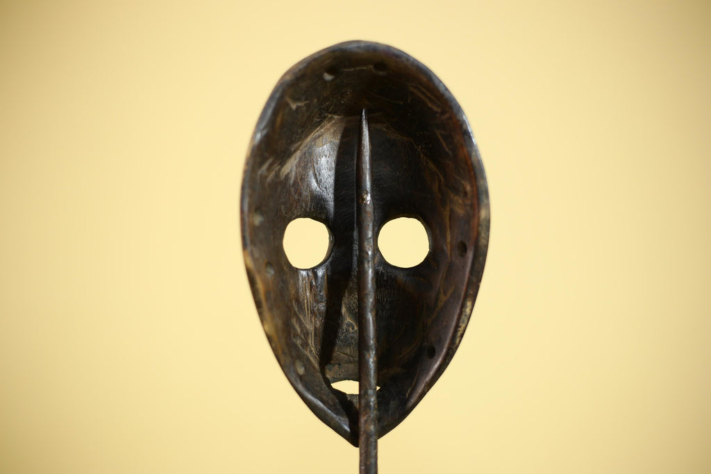 African Tribal Mask Hand Carved Wood Wall Mask Ethnographic Sculpture-G6322