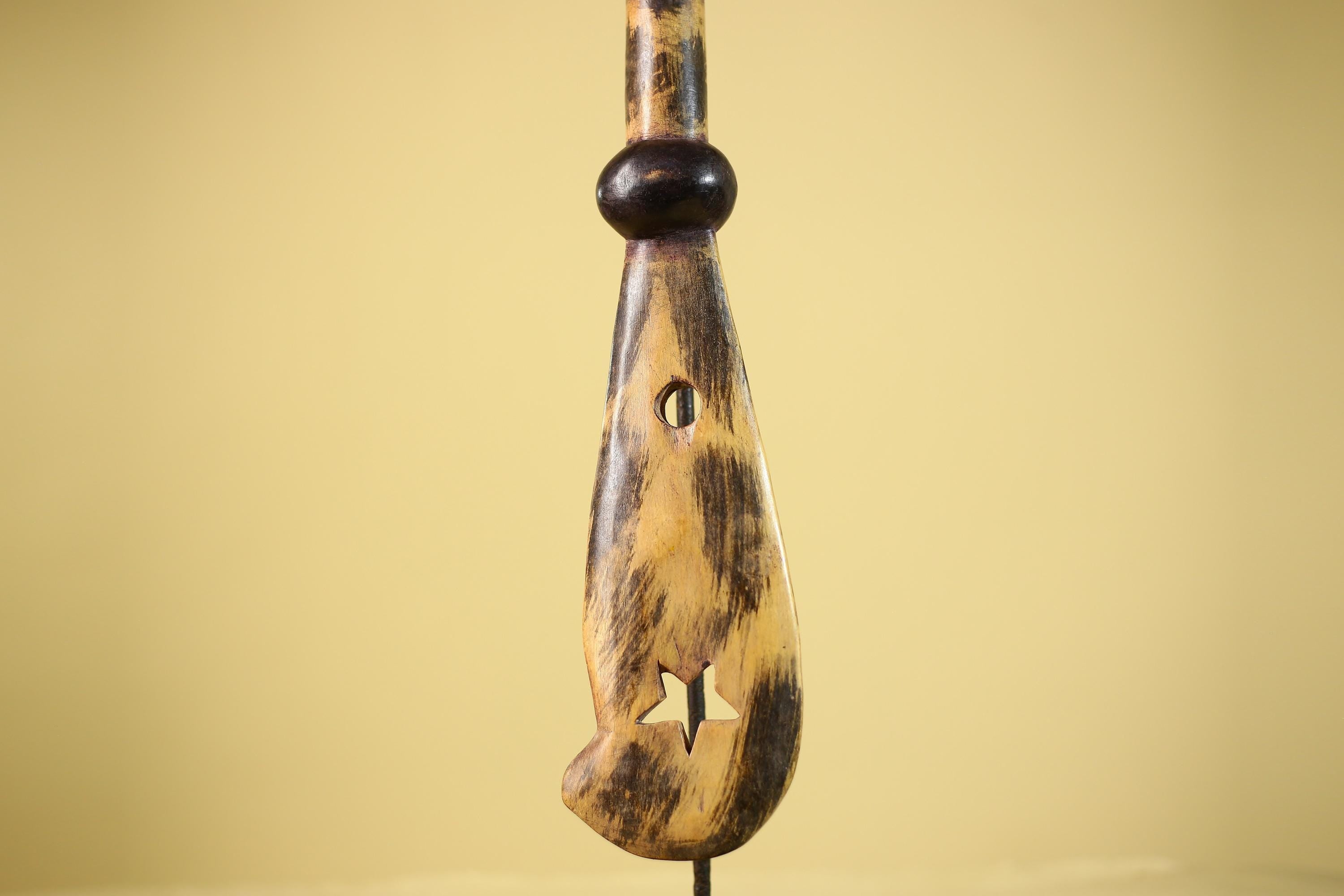 African Hand Carved Wood Fertility Figure Tribal Sculpture African Art Decor-G6326