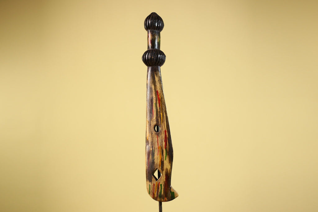 African Hand Carved Wood Tribal Fertility Figure Sculpture African Art Decor-G6327