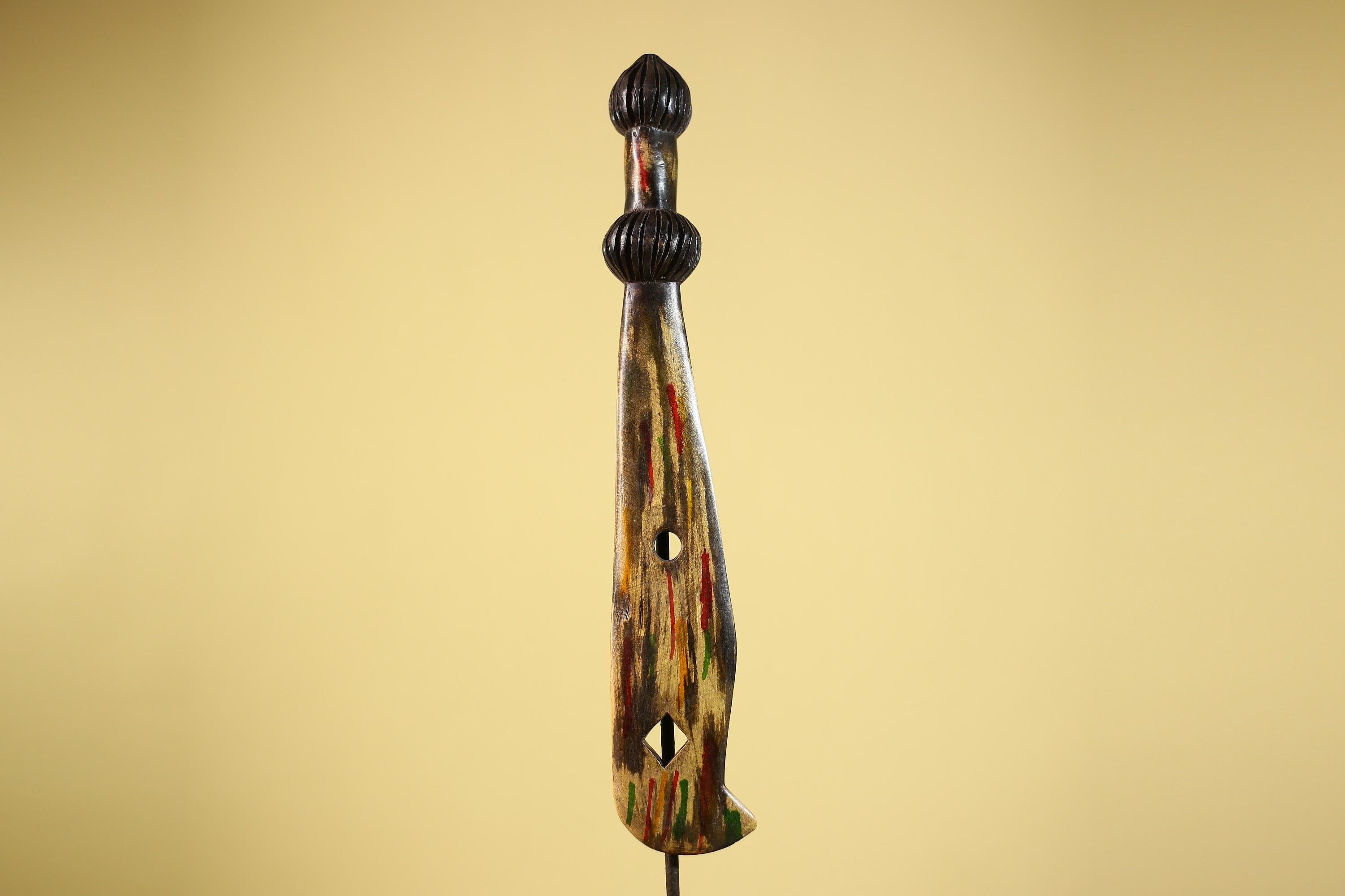 African Hand Carved Wood Tribal Fertility Figure Sculpture African Art Decor