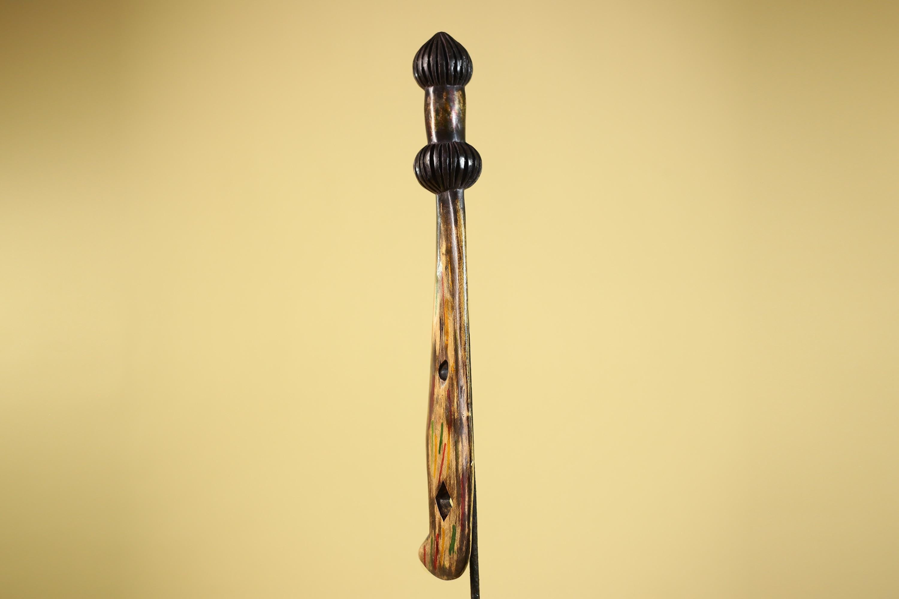 African Hand Carved Wood Tribal Fertility Figure Sculpture African Art Decor-G6327