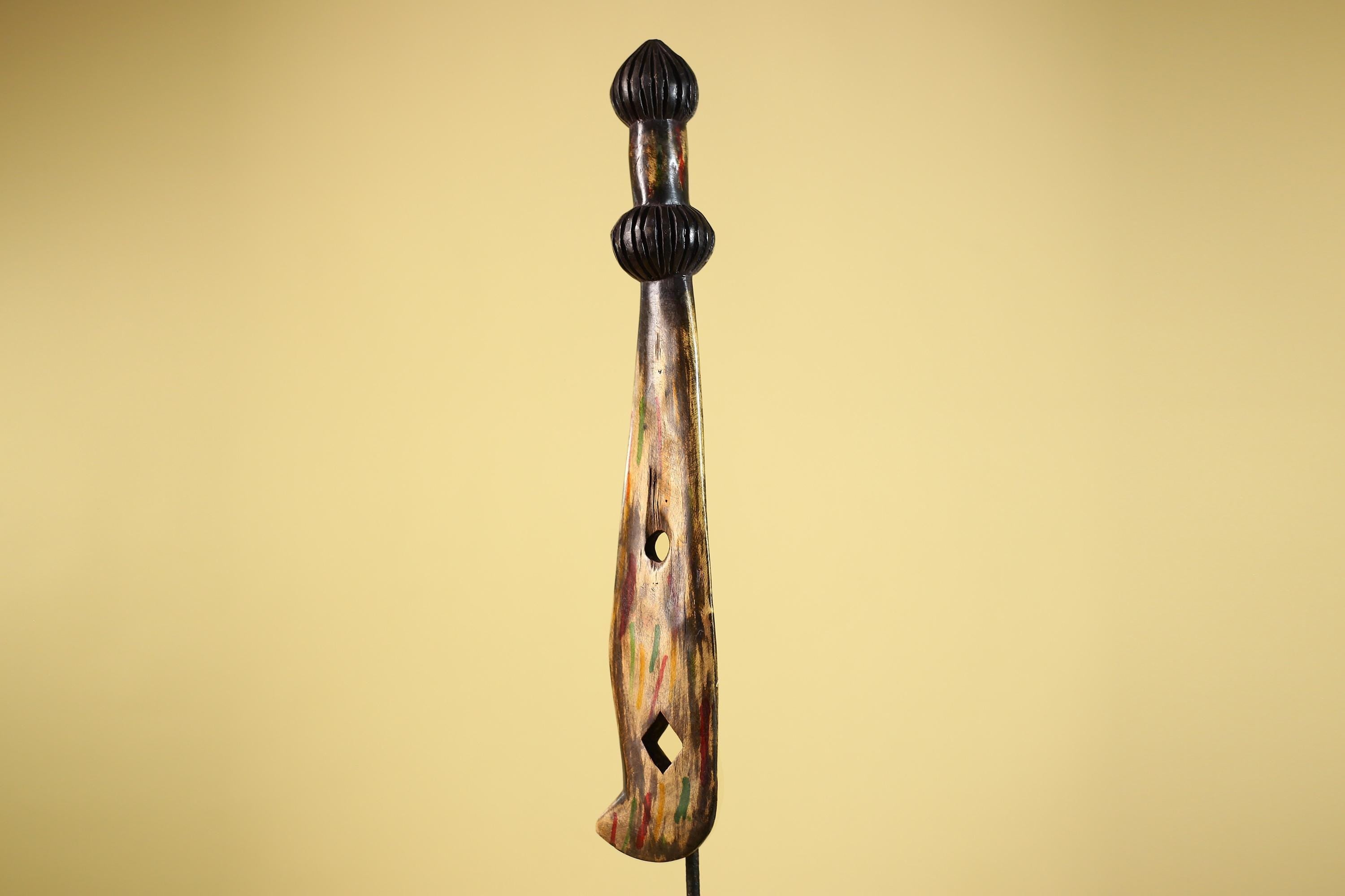 African Hand Carved Wood Tribal Fertility Figure Sculpture African Art Decor-G6327