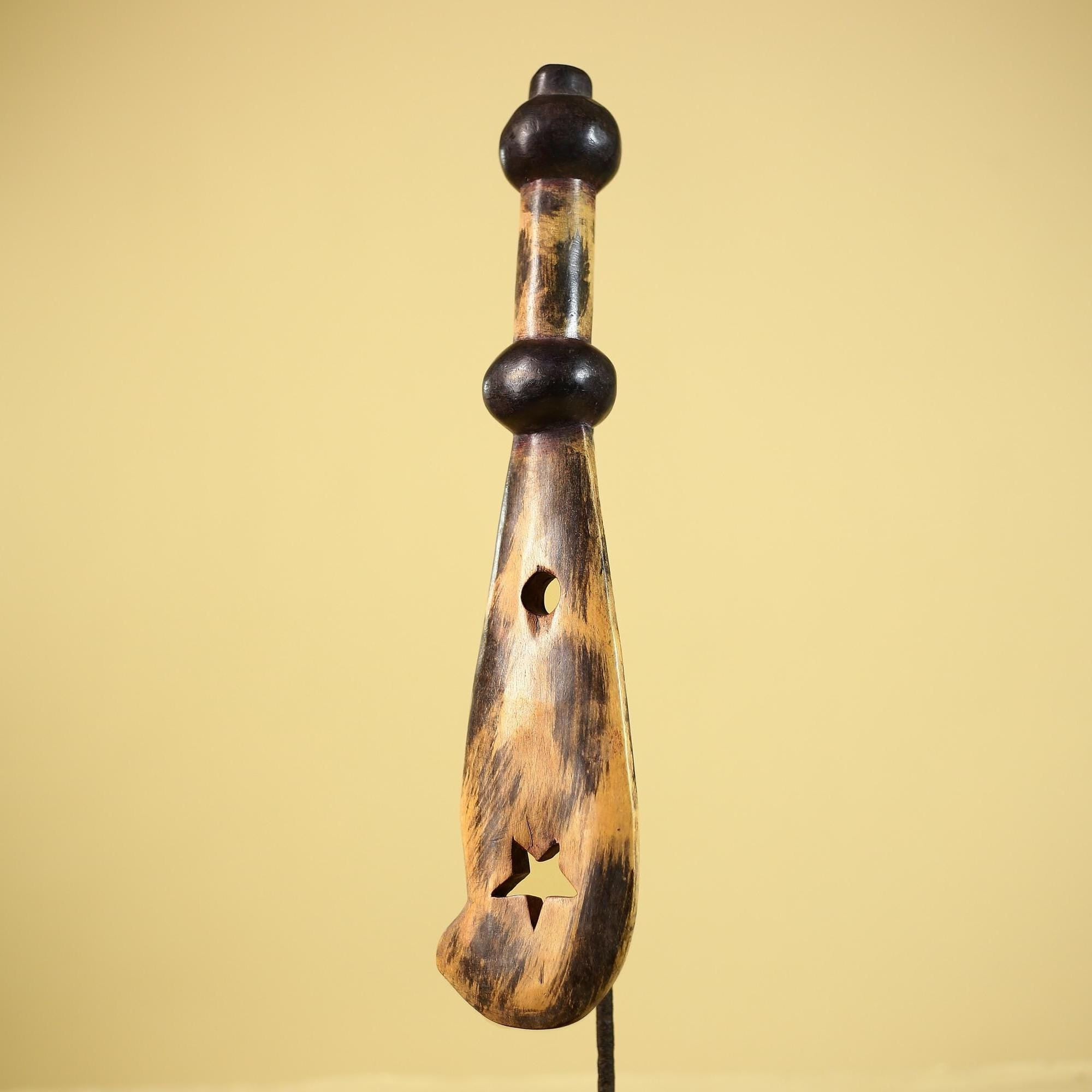 African Hand Carved Wood Fertility Figure Tribal Sculpture African Art Decor-G6326