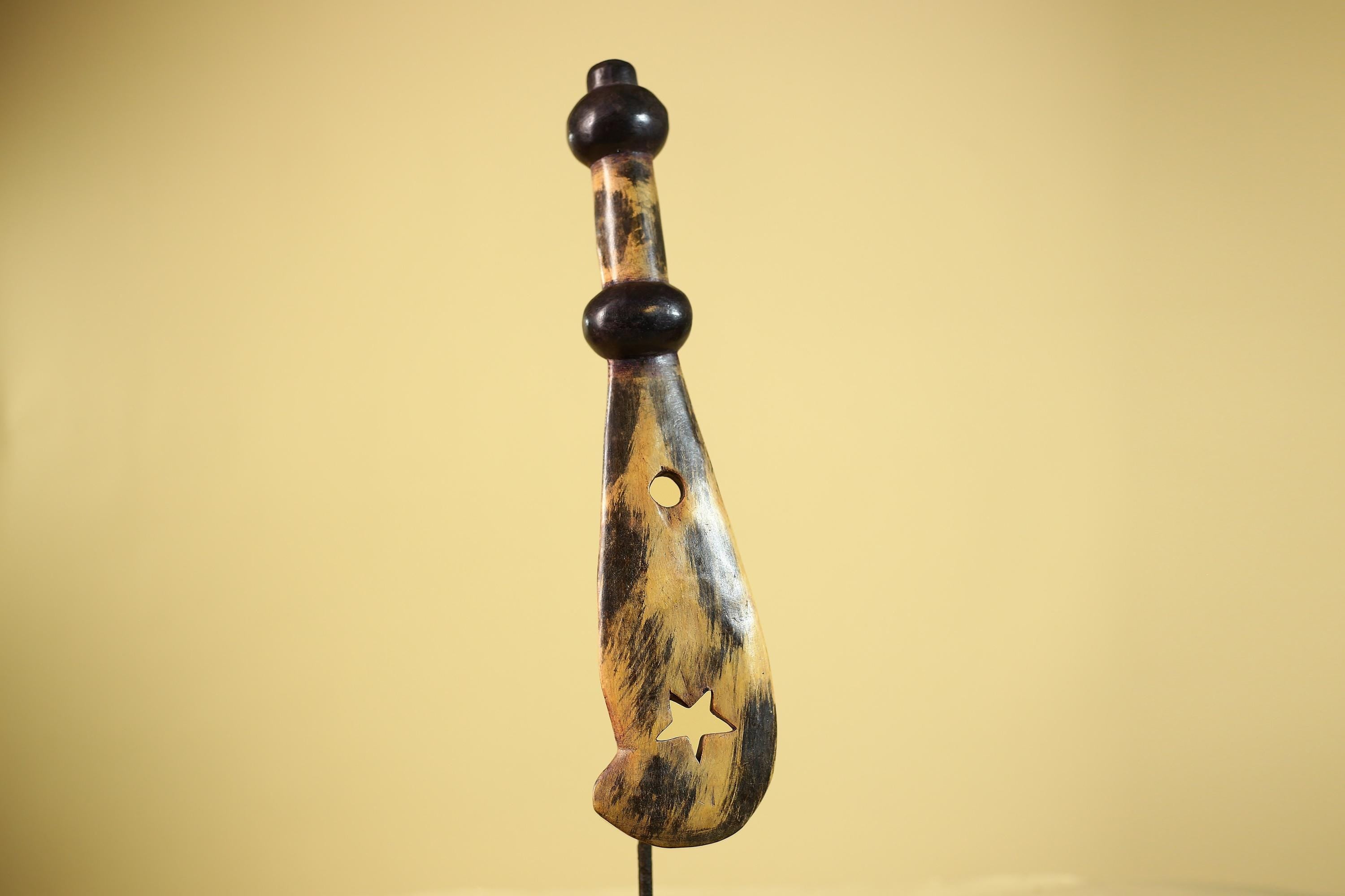 African Hand Carved Wood Fertility Figure Tribal Sculpture African Art Decor-G6326