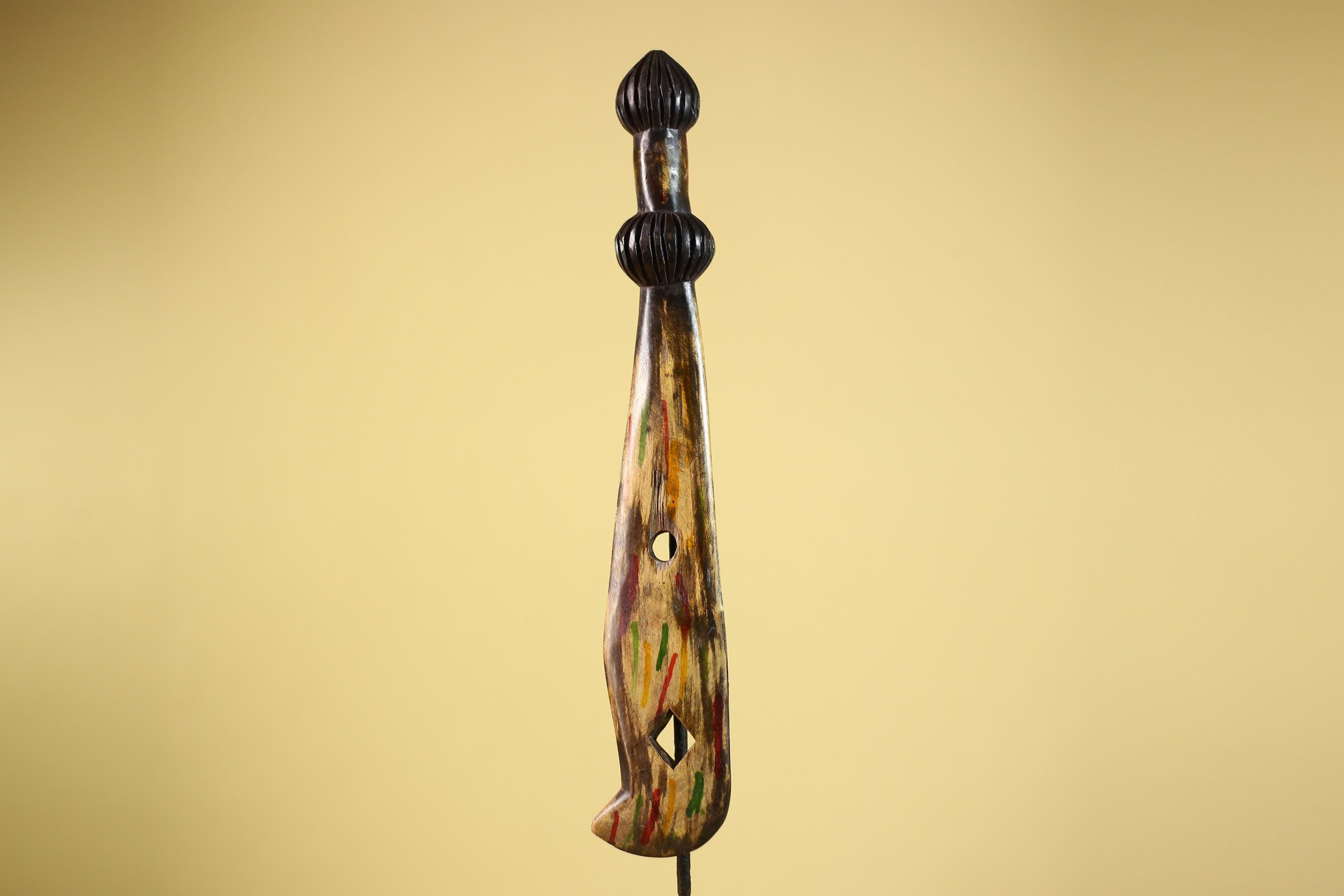 African Hand Carved Wood Tribal Fertility Figure Sculpture African Art Decor