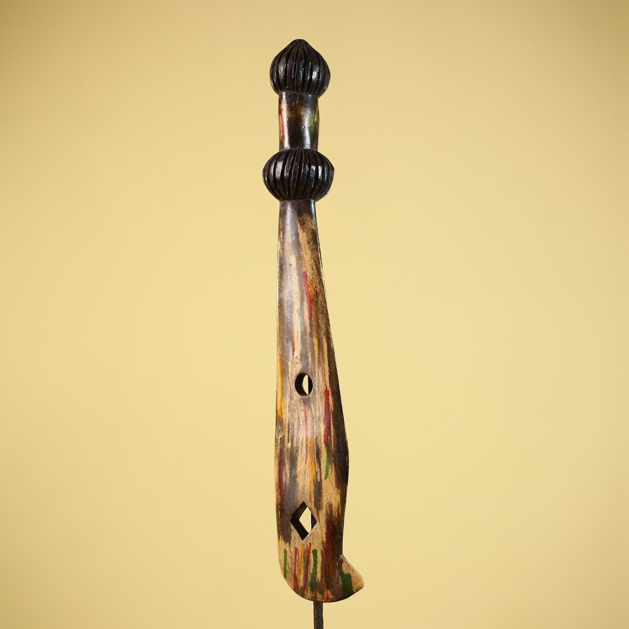 African Hand Carved Wood Tribal Fertility Figure Sculpture African Art Decor