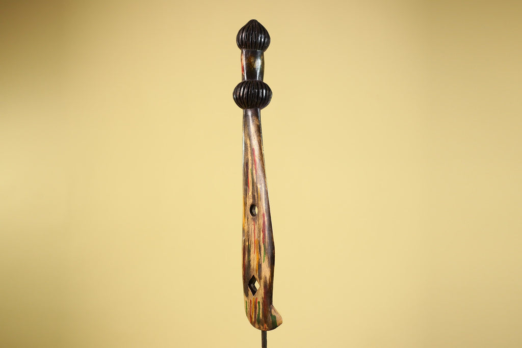 African Hand Carved Wood Tribal Fertility Figure Sculpture African Art Decor-G6327