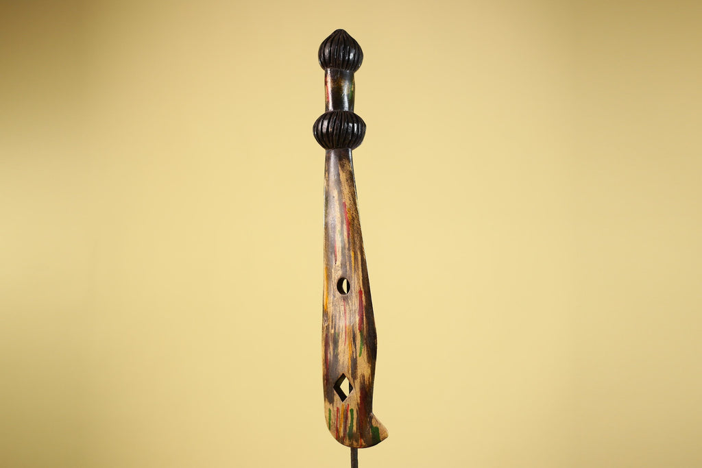 African Hand Carved Wood Tribal Fertility Figure Sculpture African Art Decor-G6327