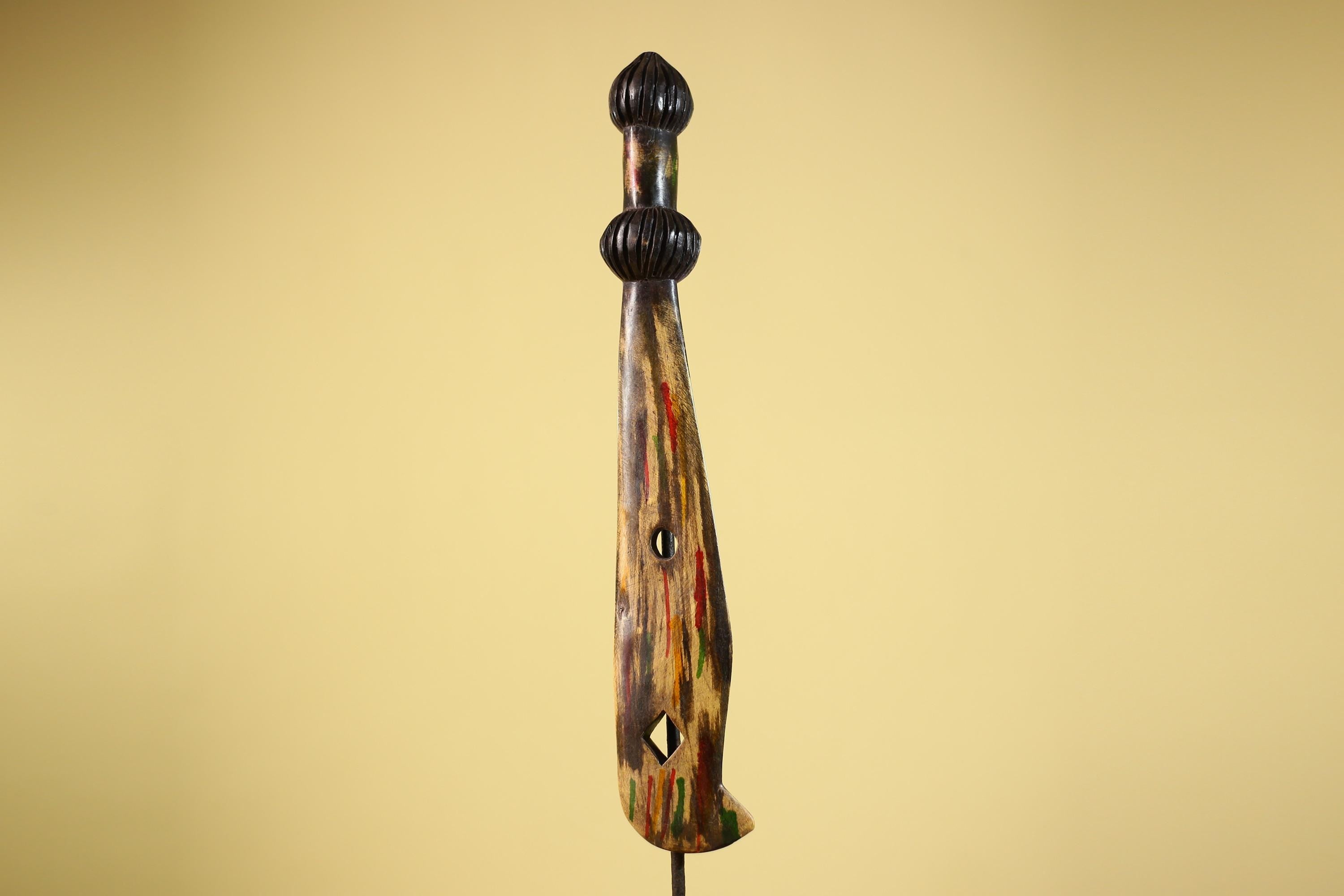 African Hand Carved Wood Tribal Fertility Figure Sculpture African Art Decor-G6327