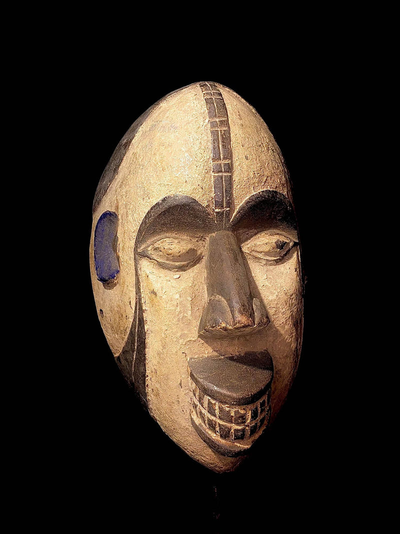 antique wall African mask Traditional vintage tribal one