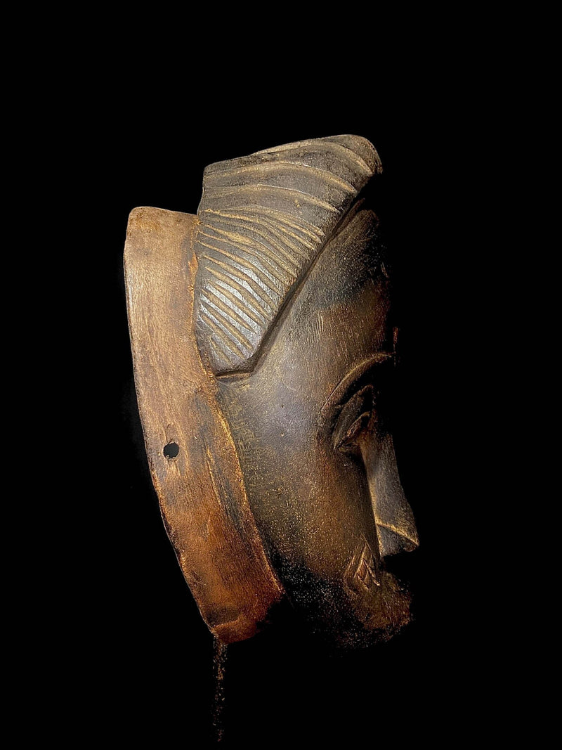 Tribal Mask Handcrafted Ancient African Mask Made Of Wood
