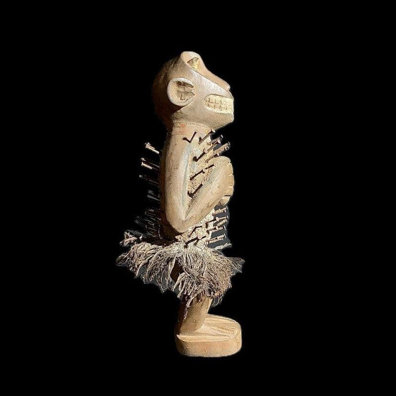 Vintage Hand African African Nkisi-nkondi Power Figure Nail
