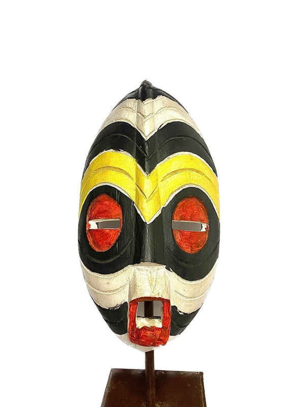wall african mask Traditional vintage art tribal one piece