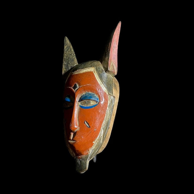 Wood Carved Yaure Guro Mask Liberia mask Traditional masque