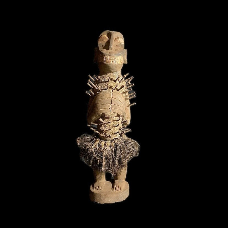 wooden figures primitive decor Nkisi N’Kondi hand carved